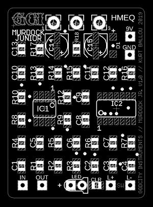 Murdock Jr. pre-populated DIY PCB