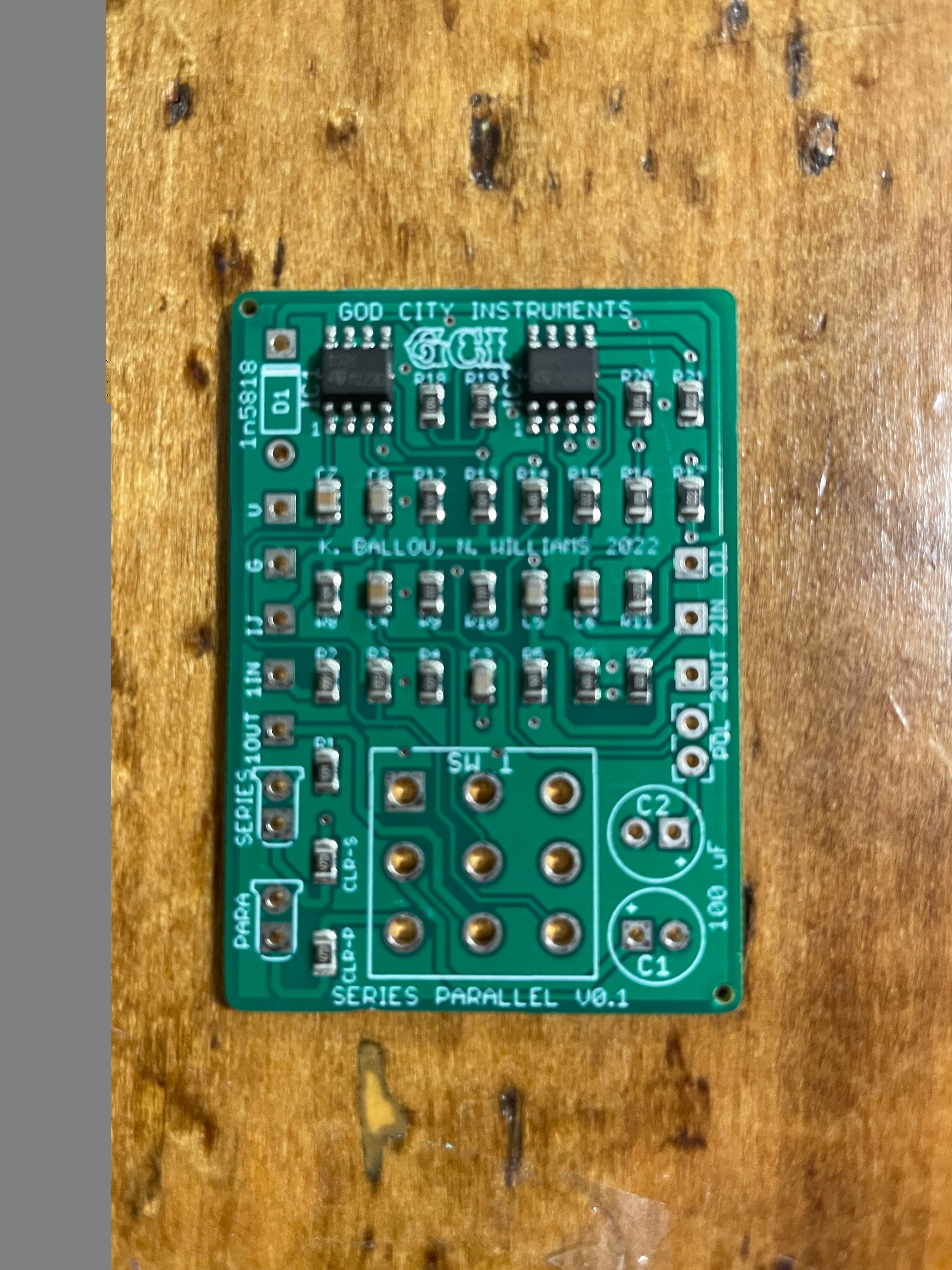 Series Parallel pre-populated DIY PCB